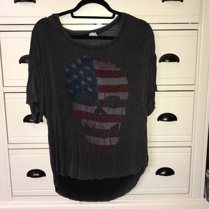 Brandy Melville oversized distressed shirt